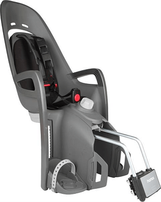 Превью  Велокресло детское HAMAX Zenith Relax with Bracket Grey/Black на подседельную трубу 22 кг (553051)